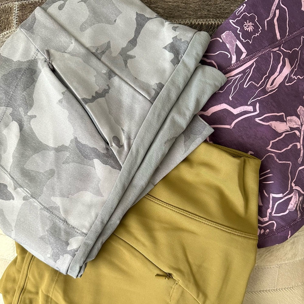 Mixed Bag 3 pairs Athleta Women’s Leggings